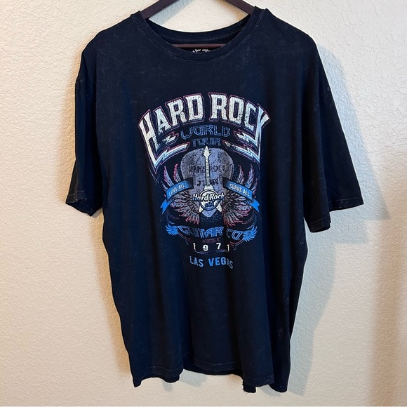 Hard Rock Cafe Las Vegas Graphic Short Sleeve Tee - Picture 2 of 7